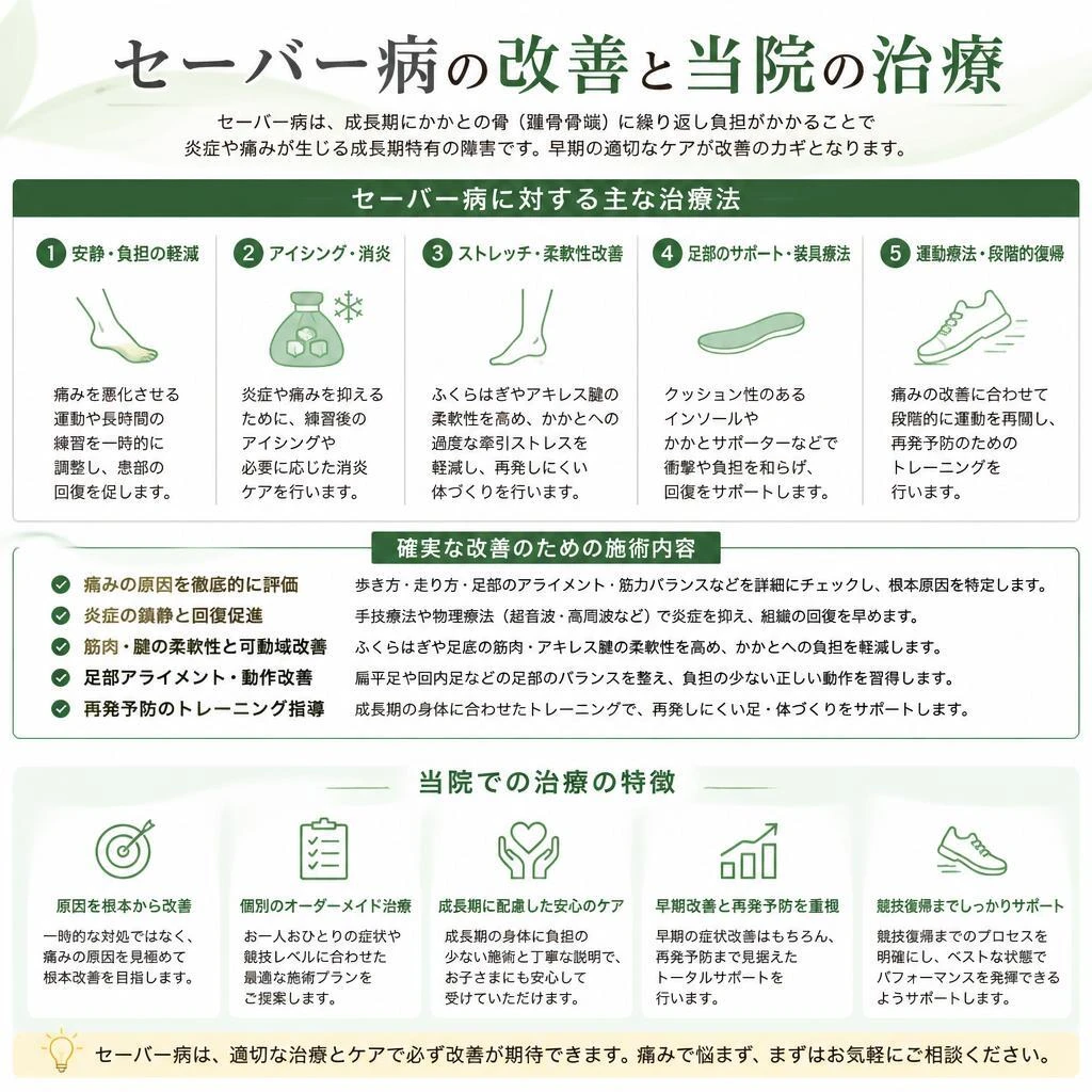 セーバー病の治療法